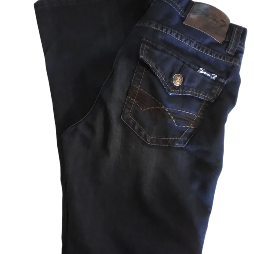 Seven 7 Mens Denim Jean Boot Size 30/30. Western Streatwear